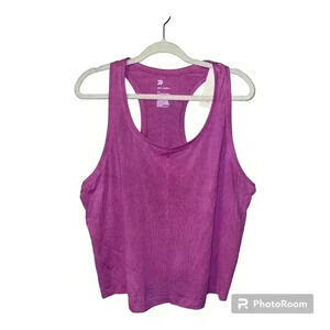 All In Motion Purple Seamless Racerback Tank, XXL